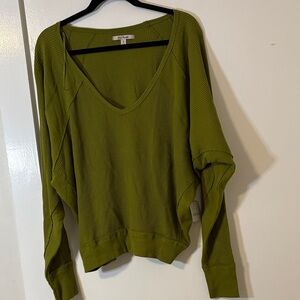 NWT Free People green top size small